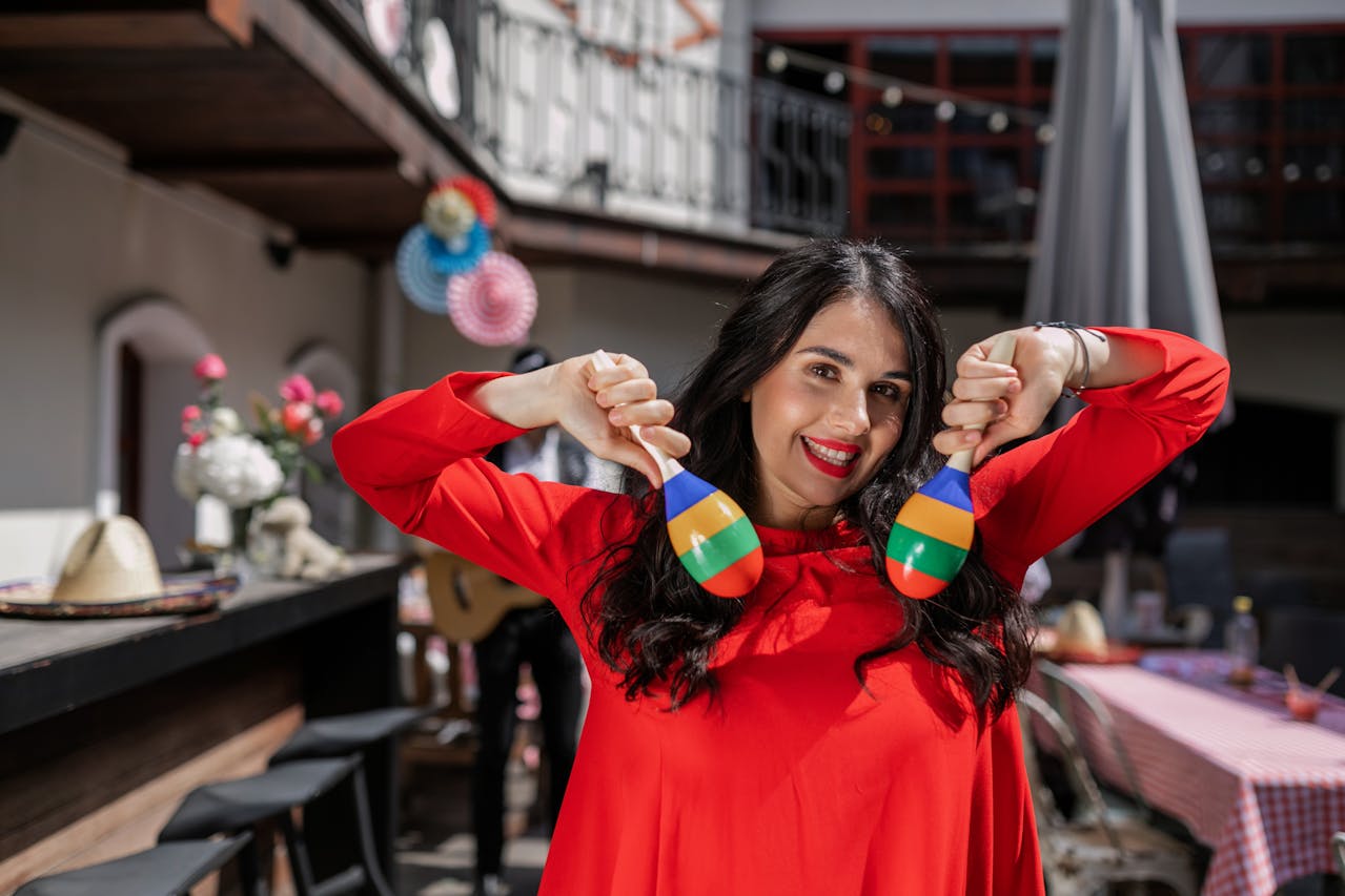 Smiling Latina Woman
